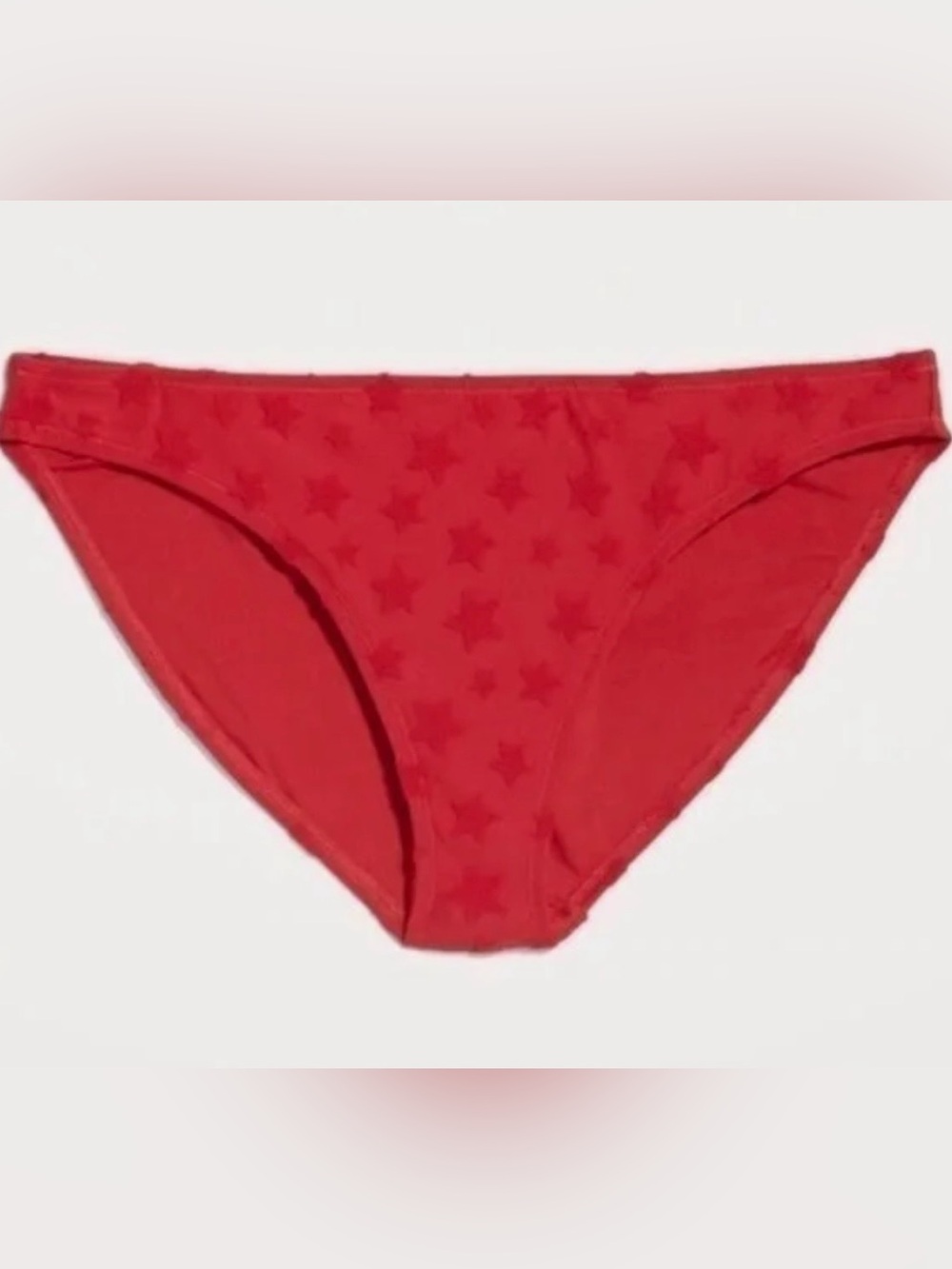 NWT Old Navy, still in original packaging, fuzzy stars, red bikini bottoms.